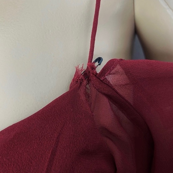 NEW HAUTE HIPPIE SILK COLD-SHOULDER RUFFLE MINI DRESS - Picture 5 of 10